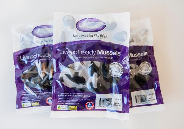 Kinkawooka Mussels | Live Pot Ready Bag (1kg)