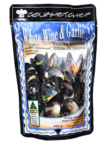 Gourmet Chef | White Wine & Garlic Sauce