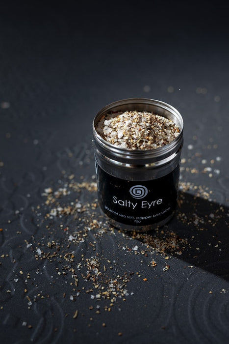 Salty Eyre | Gourmet Sea Salt, Pepper & Spices Tin